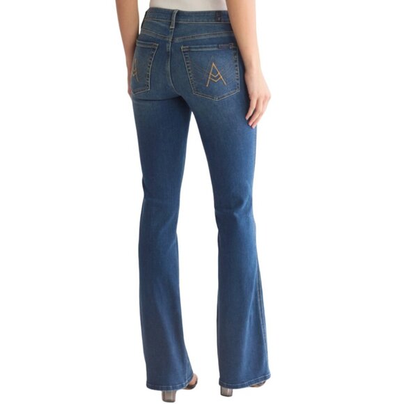 New! 7 for All Mankind A Pocket Bootcut‎ Jeans - Picture 2 of 8